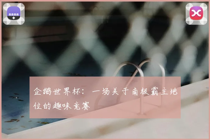 企鹅世界杯：一场关于南极霸主地位的趣味竞赛